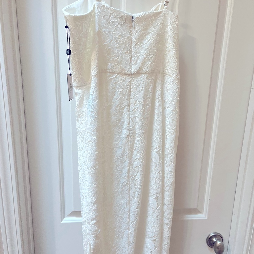 White midi lace dress - Picture 4 of 7